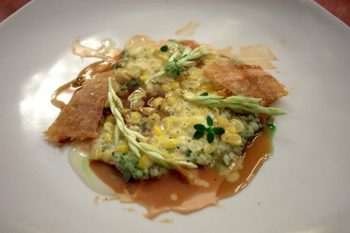 Town house sweet corn, chicken, lovage & oats Town house sweet corn, chicken, lovage & oats