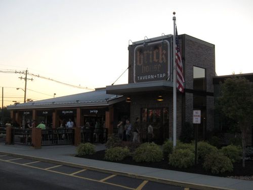 Brick house tavern facade