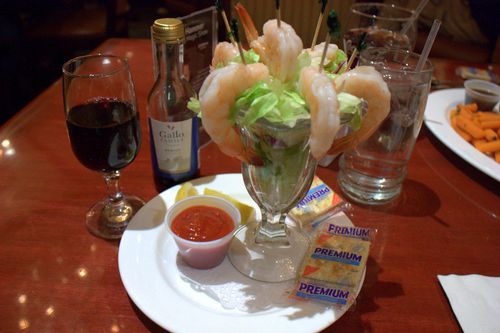 Magnolia's shrimp cocktail