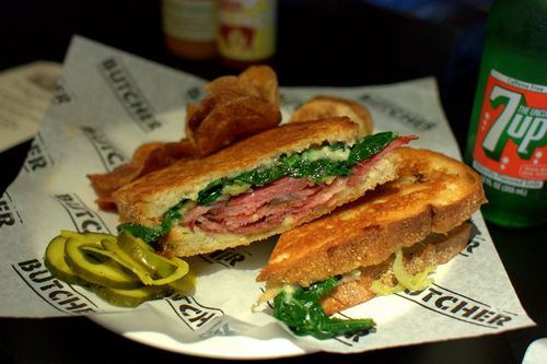 Cochon butcher buckboard bacon melt