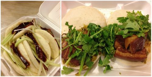 Duck and pork buns