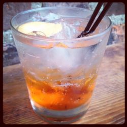 Lavender lake aperol spritz