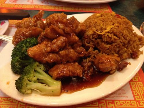 Saplo general tso chicken combo