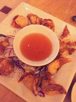 Cheesecake factory crab rangoon