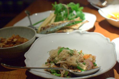 Nahm minced prawn and pork simmered in coconut cream