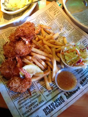 Bubba gump dumb luck coconut shrimp