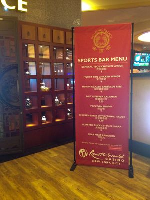 Genting palace sports bar menu