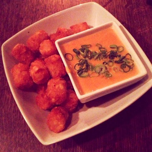 Nitehawk cinema queso tots