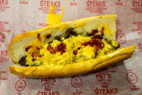 Pat's cheesesteak